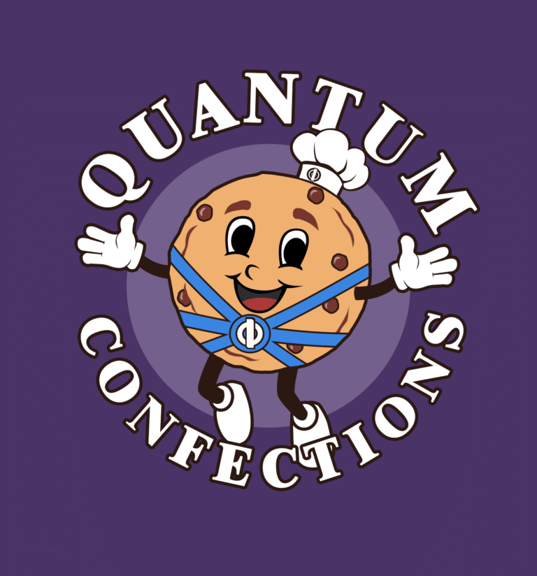quantum confections mascot